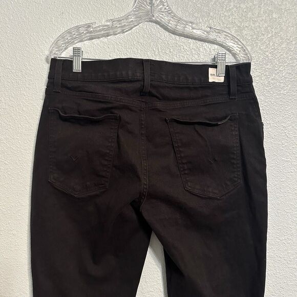 Hudson Jeans Mens Size 34x34 Black Blake Slim Straight Mid Rise Stretch Denim - Picture 5 of 14